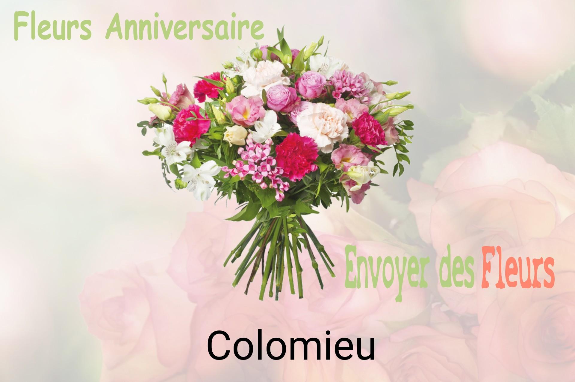 Bouquet de fleurs d’anniversaire livré à Colomieu